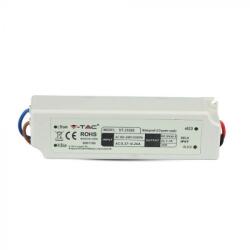 V-TAC LED Műanyagházas szerelhető vízálló tápegység 30W 2.5A 12V IP67 - 3271
