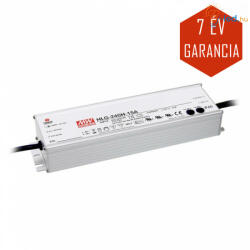 MEAN WELL LED Fémházas szerelhető tápegység 240W 10A 24V IP65 - HLG-240H-24A