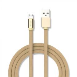 V-TAC 1M Micro USB kábel arany - rubin széria - 8495 - b-led