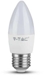 V-TAC LED izzó E27 C37 4.5W 200° 3000K gyertya - 2143421 - v-tachungary