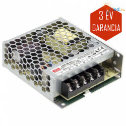 MEAN WELL LED Fémházas szerelhető tápegység 50W 2.2A 24V IP20 - LRS-50-24 (MW-LRS-50-24)