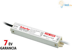 Scharfer LED Fémházas szerelhető vízálló tápegység 30W 1.25A 24V IP67 - SCH-30-24