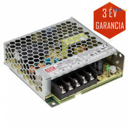 MEAN WELL LED Fémházas szerelhető tápegység 75W 3.2A 24V IP20 - LRS-75-24 (MW-LRS-75-24)