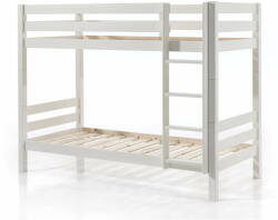 VIPACK Бяло двуетажно детско легло 90x200 cm Pino - Vipack (PISB1614)