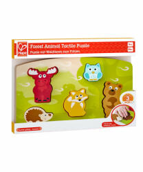 Hape Puzlle Tactil - Animalele Din Padure (HapeE1621) - ejuniorul