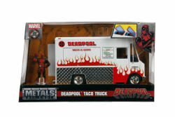Simba Toys Jada Marvel Set Camionul De Mancare Scara 1: 24 Si Figurina Metalica Deadpool (253225000) - ejuniorul