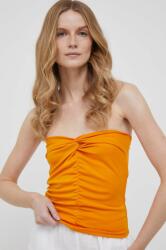 Sisley top női, narancssárga - narancssárga XS - answear - 8 090 Ft