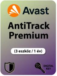 Avast AntiTrack Premium (3 eszköz / 1 év) (Elektronikus licenc) (S-240125-0503)