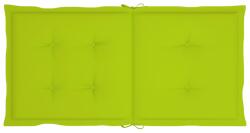 vidaXL Perne cu spătar mic, 6 buc. , verde, 100x50x3 cm, textil oxford (314148)
