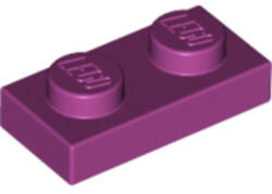 LEGO® Alkatrészek (Pick a Brick) Magenta 1X2 Lapos Elem 6103415