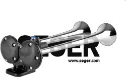 SEGER ТРОМБА ДВОЙНА ХРОМИНАРА SEGER 82AH 125dB 24V (82AH2400K)