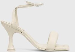 Patrizia Pepe sandale de piele culoarea alb, 8X0044 L048 W338 PPYX-OBD0PC_00X