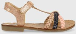 Shoo Pom sandale din piele pentru copii culoarea bej PPYX-OBG1DU_02X