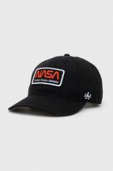 American Needle șapcă de baseball din bumbac NASA culoarea negru, cu imprimeu PPYX-CAU0NR_99X