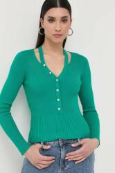 Morgan pulover femei, culoarea verde, light PPYX-SWD0N5_77X