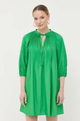 REDValentino rochie culoarea verde, mini, oversize PPYX-SUD0R8_77X