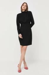 Notes du Nord rochie culoarea negru, mini, mulata PPYX-SUD090_99X