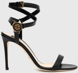 Elisabetta Franchi sandale de piele culoarea negru, SA01L31E2 PPYX-OBD103_99X