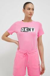 DKNY tricou femei, culoarea violet 9BYY-TSD06H_30C