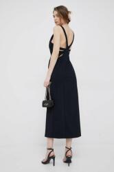 Giorgio Armani rochie culoarea negru, midi, drept PPYX-SUD14T_99X
