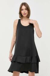 LIU JO rochie culoarea negru, mini, evazati PPYX-SUD104_99X