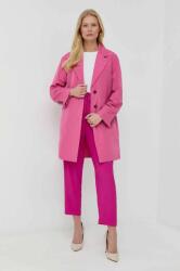 MARELLA palton femei, culoarea roz, de tranzitie PPYX-KPD029_43X