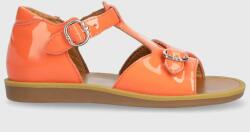Pom D'api sandale din piele pentru copii culoarea portocaliu PPYX-OBG17M_22X