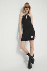 Labellamafia rochie culoarea negru, mini, mulata PPYX-SUD2A7_99X