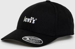 Levi's sapca culoarea negru, cu imprimeu PPYX-CAD03E_99X