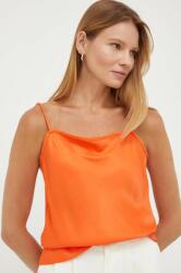 Herskind bluza femei, culoarea portocaliu, neted PPYX-BDD0AH_22X