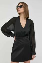 MARELLA bluza femei, culoarea negru, neted PPYX-KDD079_99X