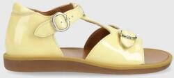 Pom D'api sandale din piele pentru copii culoarea galben PPYX-OBG17K_10X