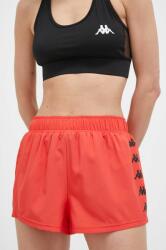 Kappa pantaloni scurți de antrenament culoarea rosu, modelator, high waist PPYX-SZD0CN_33X