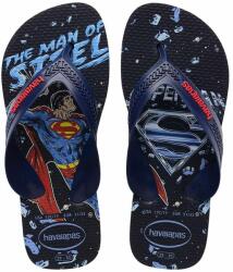 Havaianas slapi copii MAX HEROIS culoarea albastru marin PPYX-KLB012_59X