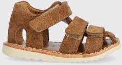 Pom D'api sandale din piele intoarsa pentru copii culoarea maro PPYX-OBK11B_88X