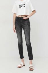 Armani Exchange jeansi femei medium waist PPYX-SJD0O9_90Y