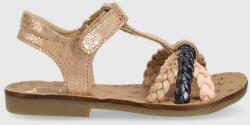 Shoo Pom sandale din piele pentru copii culoarea bej PPYX-OBG1DT_02X