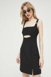 HUGO BOSS rochie culoarea negru, mini, mulata PPYX-SUD1DT_99X