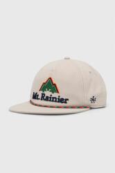 American Needle șapcă de baseball din bumbac Mount Rainier culoarea bej, cu imprimeu PPYX-CAU0OH_08X