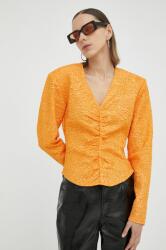 Gestuz bluza femei, culoarea portocaliu, neted PPYX-BDD0F0_22X