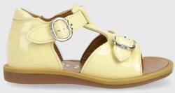 Pom D'api sandale din piele pentru copii culoarea galben PPYX-OBG17J_10X