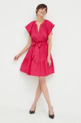 Ralph Lauren rochie culoarea roz, mini, evazati PPYX-SUD23P_42X