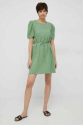 Benetton rochie culoarea verde, mini, drept PPYX-SUD1BT_78X