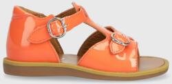 Pom D'api sandale din piele pentru copii culoarea portocaliu PPYX-OBG17L_22X