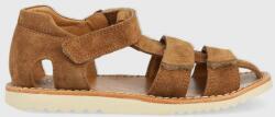 Pom D'api sandale din piele intoarsa pentru copii culoarea maro PPYX-OBK11D_88X