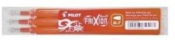 Pilot Rollertoll betét, golyóméret 0, 7mm, 3 db/csom Pilot Frixion Ball, írásszín narancssárga (48236) - pencart