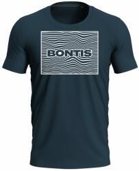 Bontis Póló HULLÁMOK - Sötétkék | 2XL (TRI-CURVY-mab-XXL)