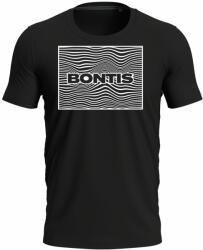 Bontis Póló HULLÁMOK - Fekete | 2XL (TRI-CURVY-blo-XXL)