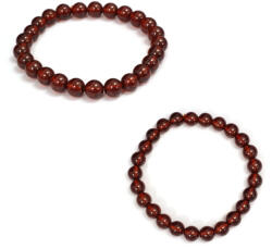  Bratara din Granat Spesartin Natural - Diametru 52 mm - Rotunda 6-6, 9 mm - 1 Buc