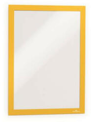 DURABLE Infokeret, A4, öntapadó háttal, DURABLE "DURAFRAME®", sárga (487204)